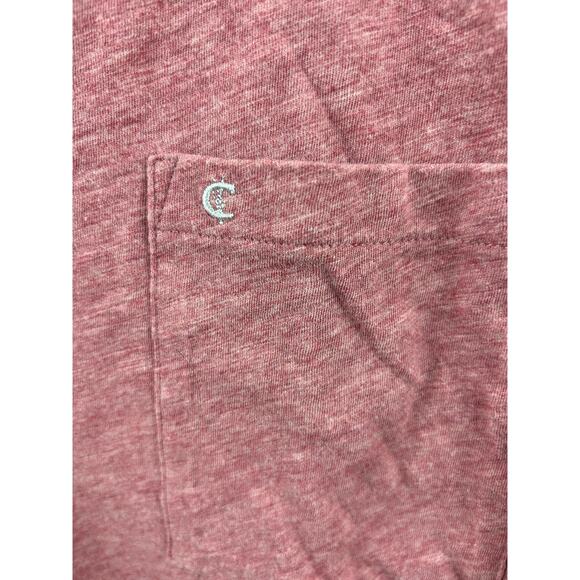 Criquet Men’s XXL Pink Heather Pocket Polo Shirt Soft Cotton Austin TX - Picture 4 of 6